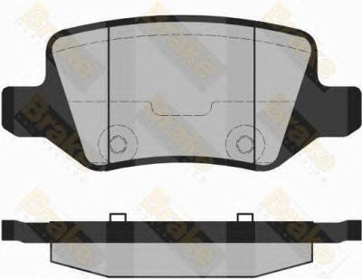 BRAKE ENGINEERING pa1469 -  Комплект тормозных колодок, дисковый тормоз